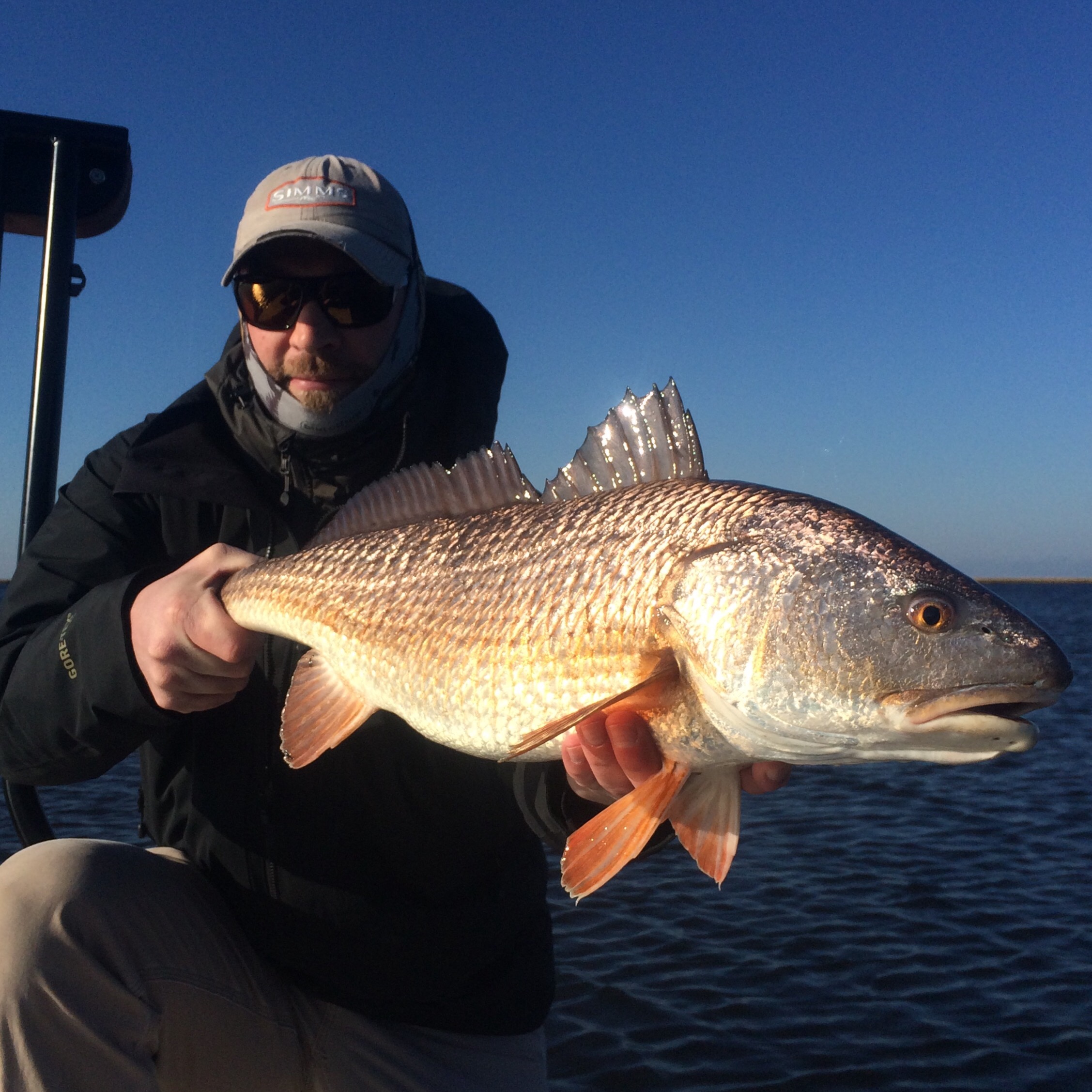 Little Redfish captured by a man during a trip