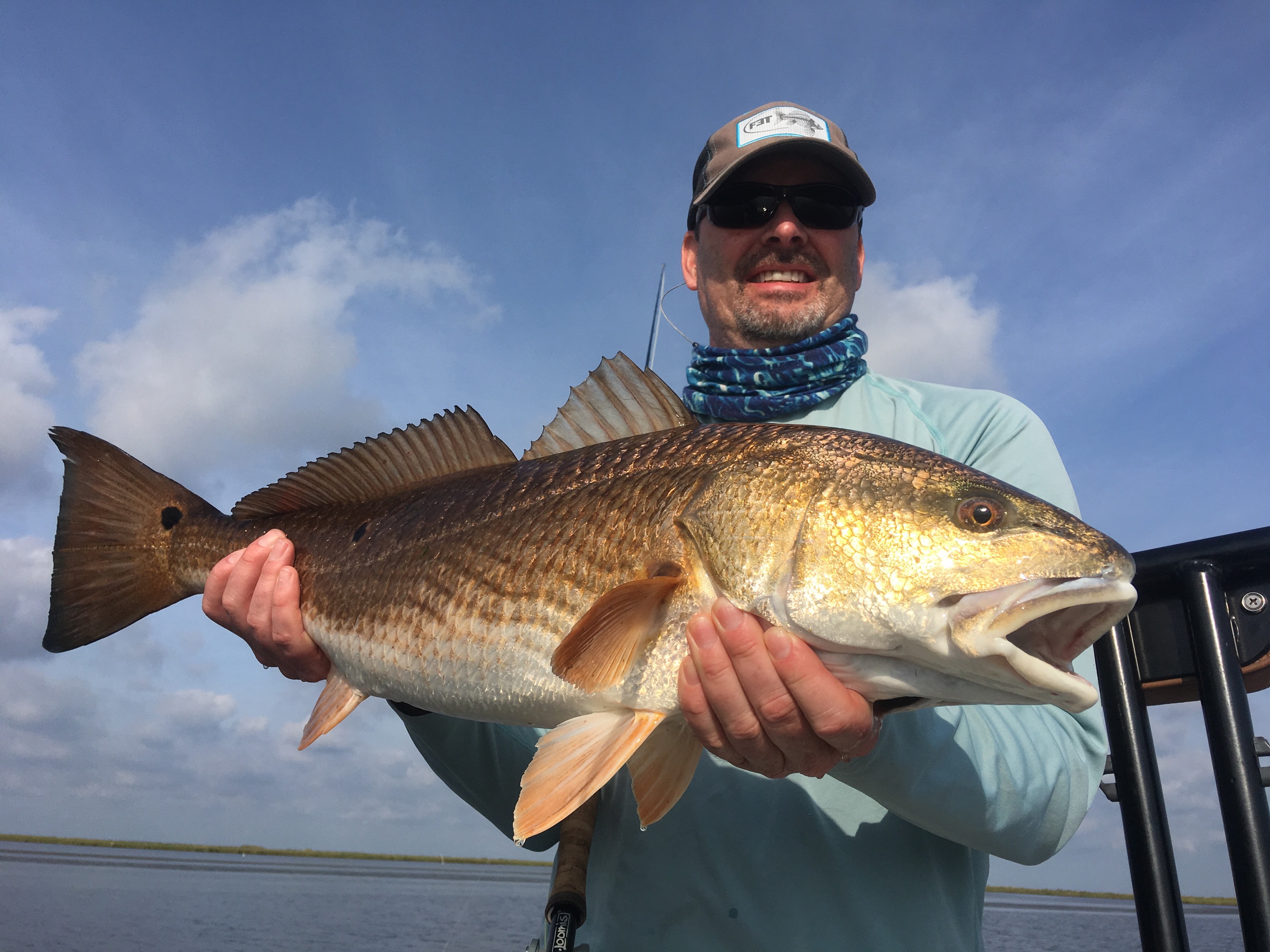 Man enjoying Spring Flyfishing at New Orleans