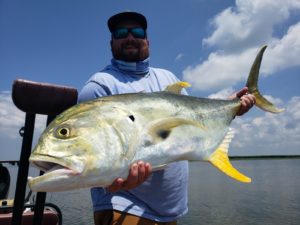 Huge flyfish captured during a summer trip