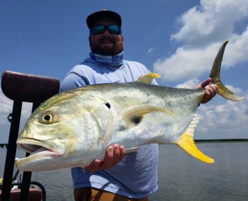 Huge flyfish captured during a summer trip