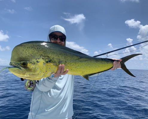 Enjoying Fly fishing during the summer in Louisiana